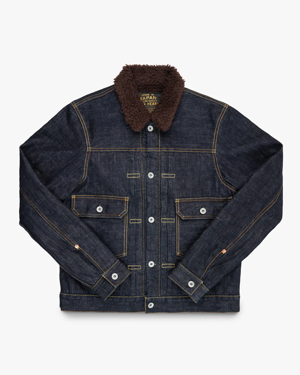 16oz Selvedge Denim Fleece Lined Type II - Indigo