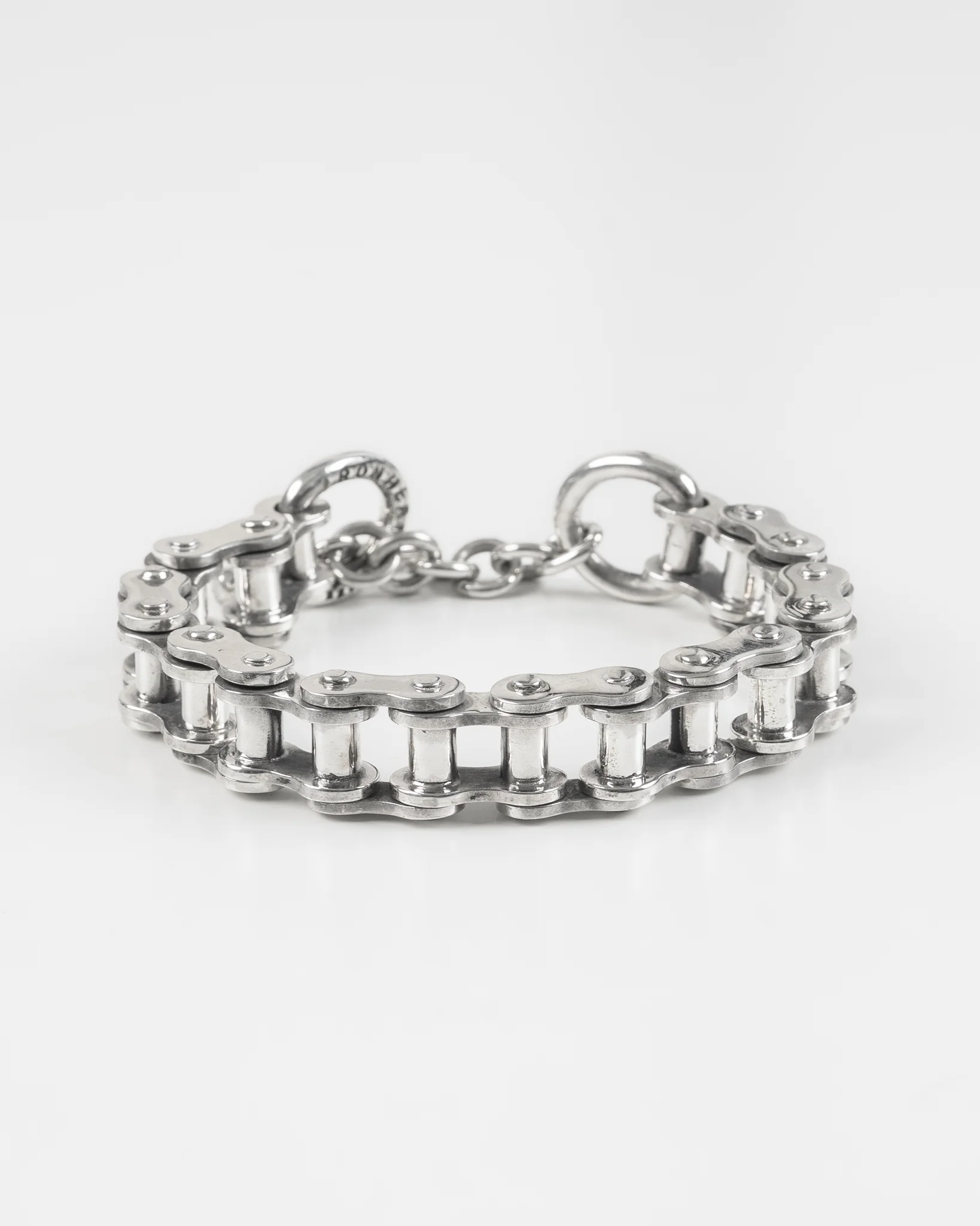 "Motorcycle Chain" Bracelet - Sterling Silver